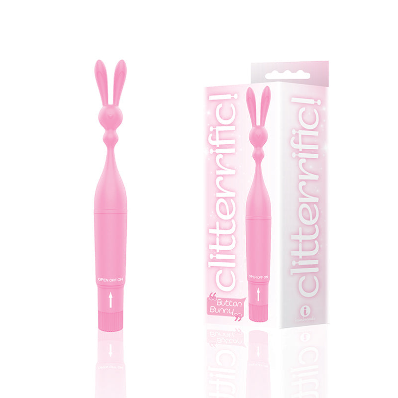 The 9's Clitterific! Button Bunny Clitoral Stimulator - Fantasies Boutique