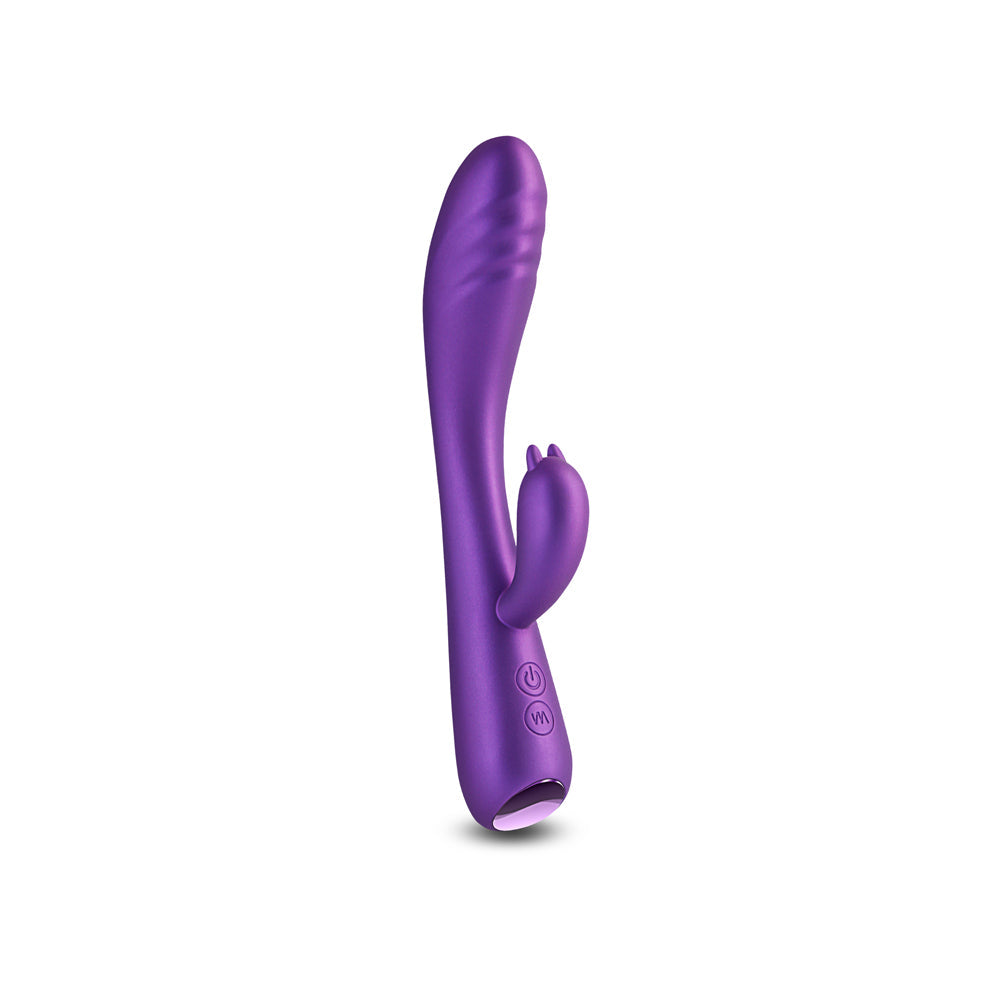 Royals Duchess Rabbit Vibrator Metallic Purple - Fantasies Boutique