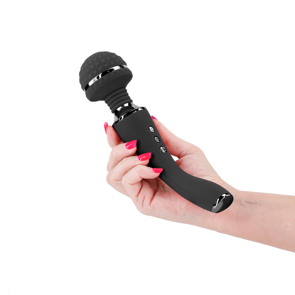 Sugar Pop Bliss Warming Wand Vibrator Black - Fantasies Boutique