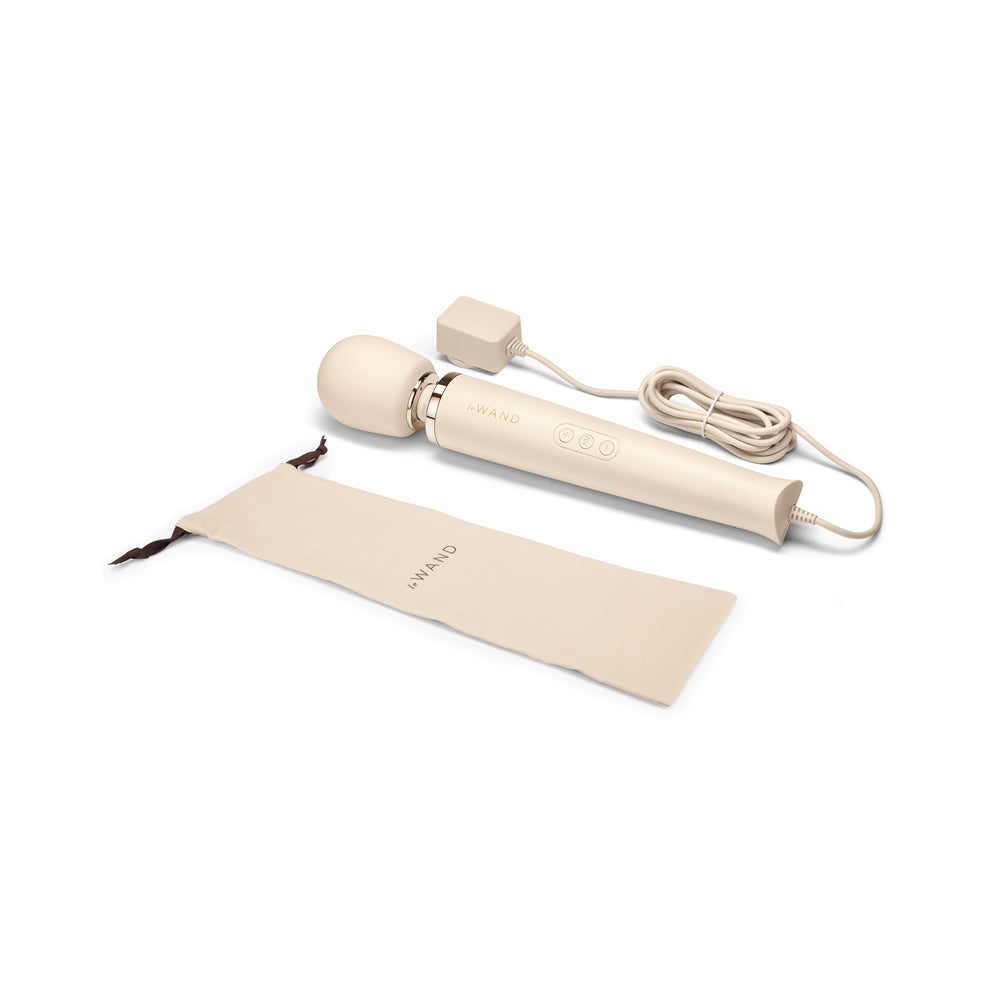 Le Wand Plug-In Vibrating Massager Cream - Fantasies Boutique