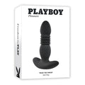 Playboy Trust The Thrust Thrusting Vibrating Anal Plug Black - Fantasies Boutique