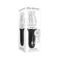 Zero Tolerance Cyclone Rechargeable Vibrating Spinning Stroker Black Clear - Fantasies Boutique