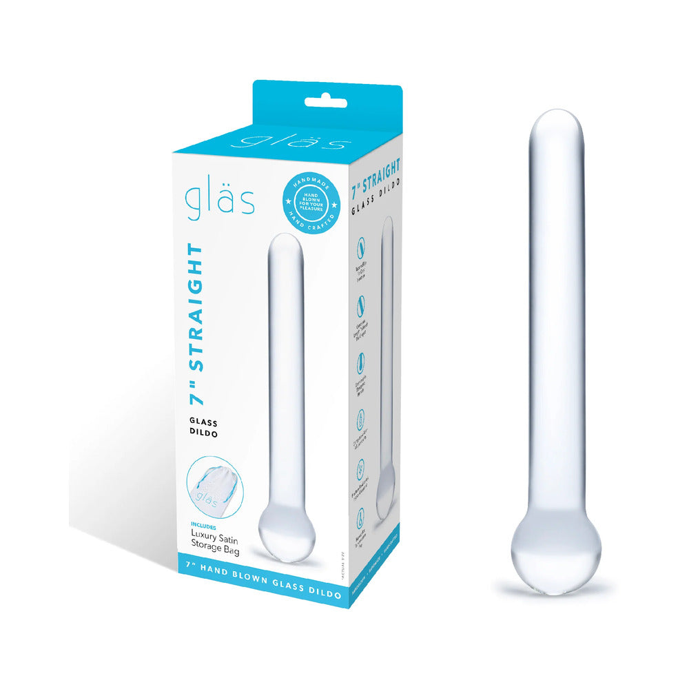 Glas 7 in. Straight Glass Dildo - Fantasies Boutique