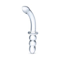 Glas 8 in. Ribbed G-Spot Glass Dildo - Fantasies Boutique