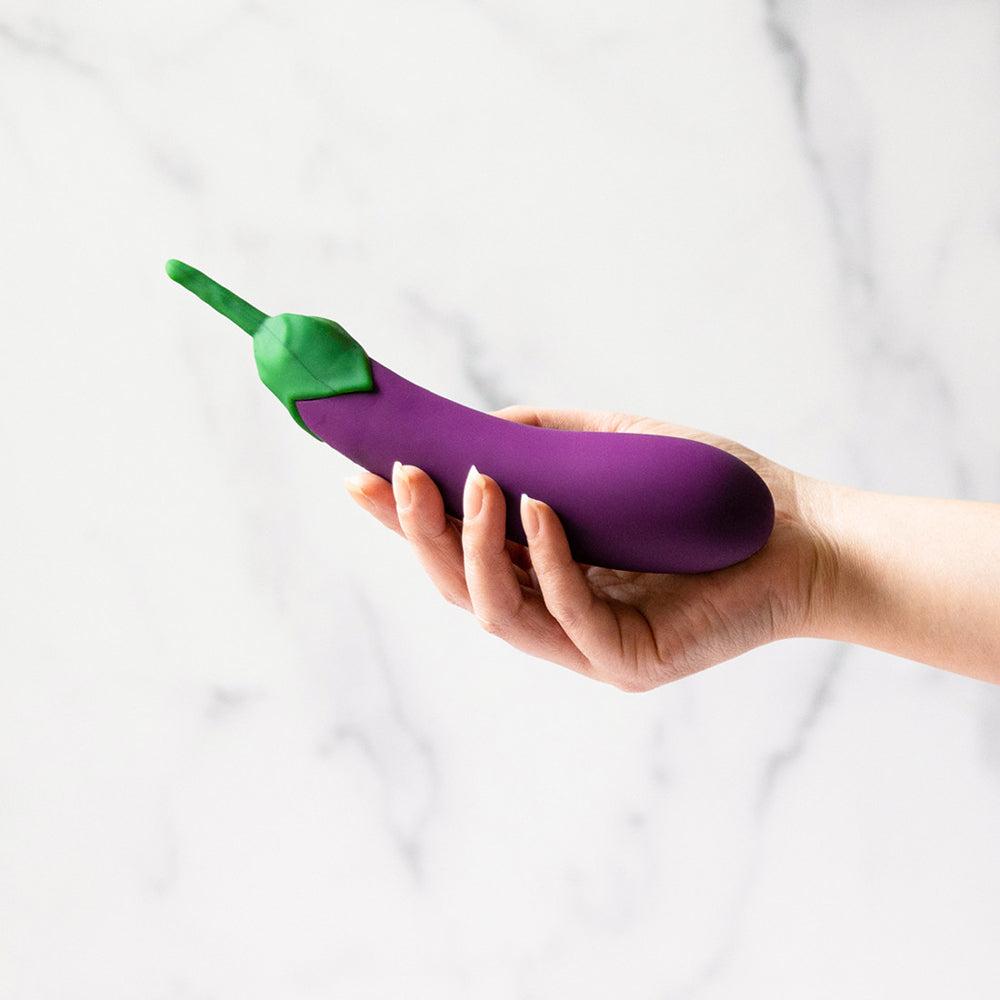 Emojibator Eggplant XL Emoji Vibrator - Fantasies Boutique