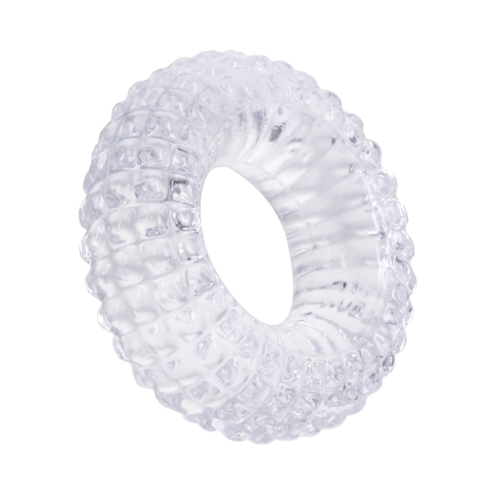Rock Solid Radial Clear C Ring in a Clamshell - Fantasies Boutique