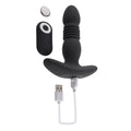Playboy Trust The Thrust Thrusting Vibrating Anal Plug Black - Fantasies Boutique