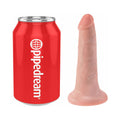 King Cock 5 in. Cock Realistic Dildo With Suction Cup Beige - Fantasies Boutique