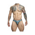 MaleBasics JUSTIN + SIMON Classic Bikini Metal Green L