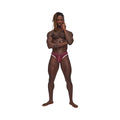 Male Power Sport Mesh Sport Thong Burgundy S/M