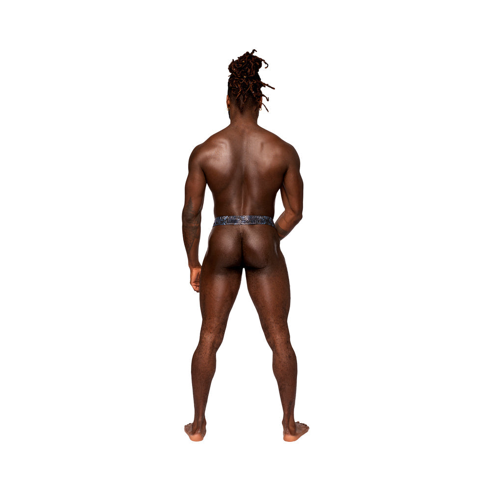 Male Power S'naked Power Sock Black/Blue L/XL - Fantasies Boutique