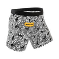 Shinesty The Racy & Lacy Provocative Lace Ball Hammock Pouch Underwear with Fly S