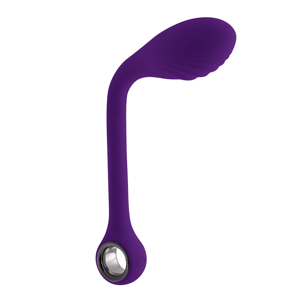 Playboy Spot On Rechargeable Posable Silicone G-Spot Vibrator Acai - Fantasies Boutique
