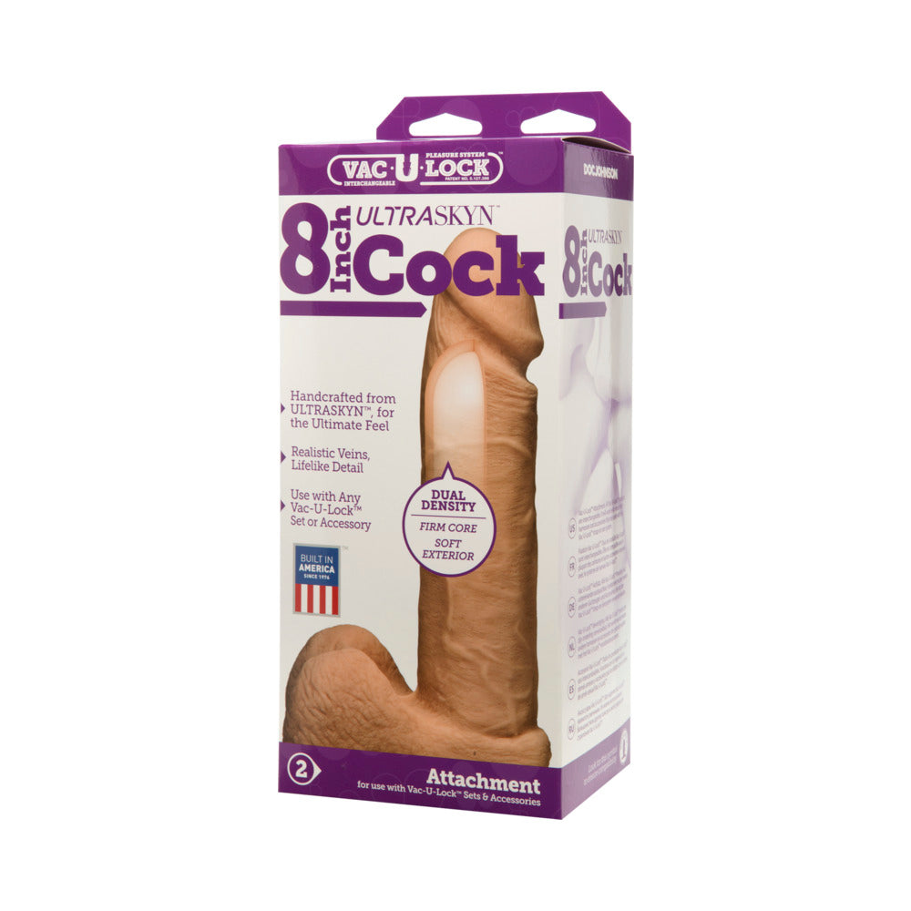 Vac-U-Lock - 8-Inch ULTRASKYN Cock White - Fantasies Boutique