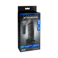 Fantasy X-tensions Vibrating Real Feel 2 in. Extension With Ball Strap Black - Fantasies Boutique
