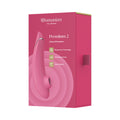 Womanizer Premium 2 Rechargeable Silicone Luxurious Pleasure Air Clitoral Stimulator Raspberry - Fantasies Boutique