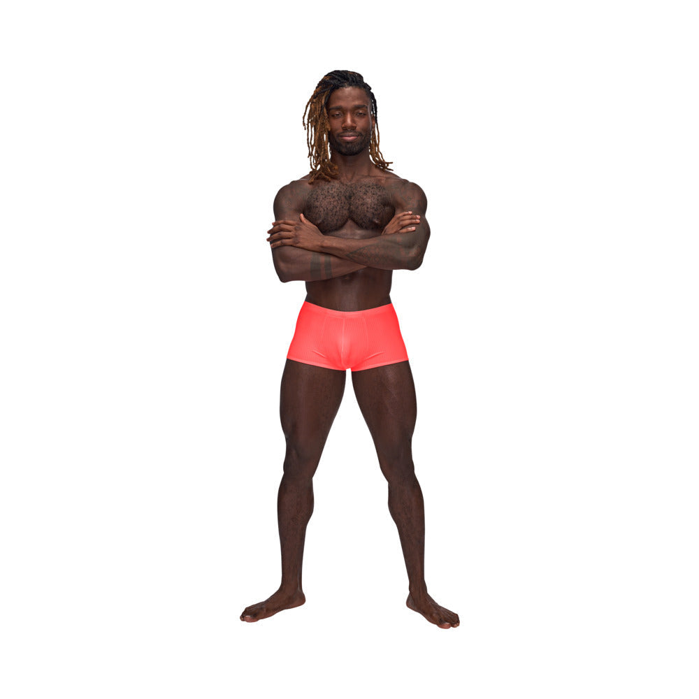 Male Power Barely There Mini Short Coral L