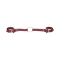 Ouch! Halo Ringed Handcuffs With Connector Burgundy - Fantasies Boutique