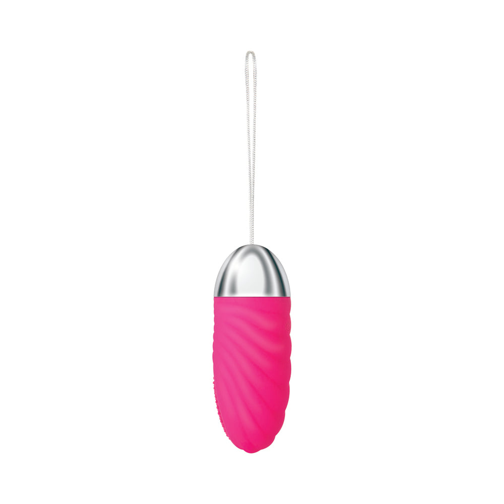Adam & Eve Turn Me On Love Bullet Rechargeable Remote-Controlled Silicone Egg Vibrator Pink - Fantasies Boutique