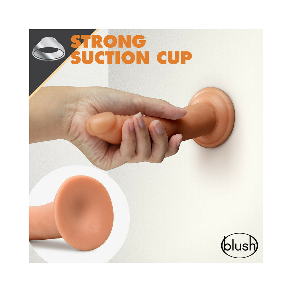 Dr. Skin Glide Realistic 7.5 in. Self-Lubricating Dildo Tan