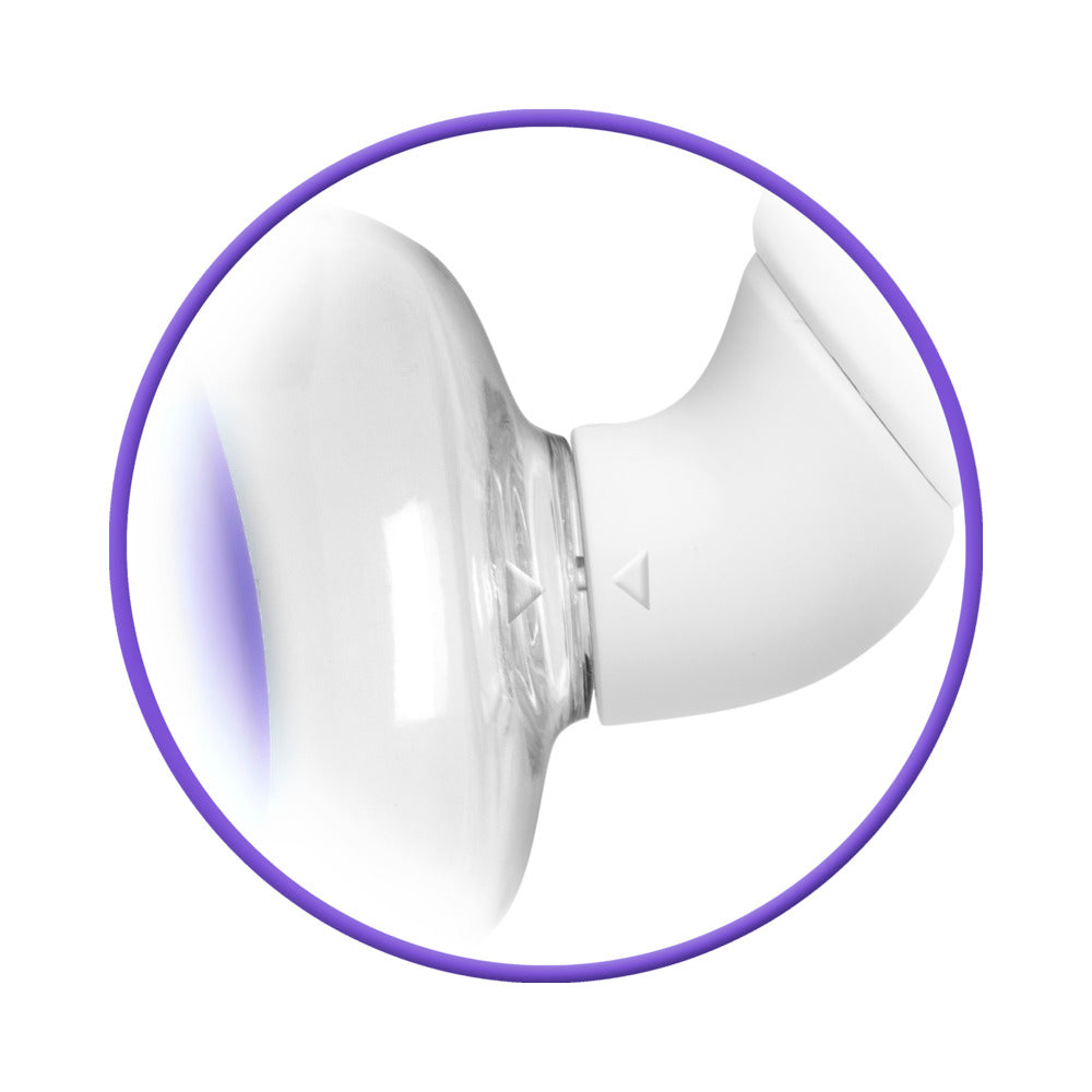 Bloom - Intimate Body Pump - Automatic - Vibrating - Rechargeable Purple/White - Fantasies Boutique