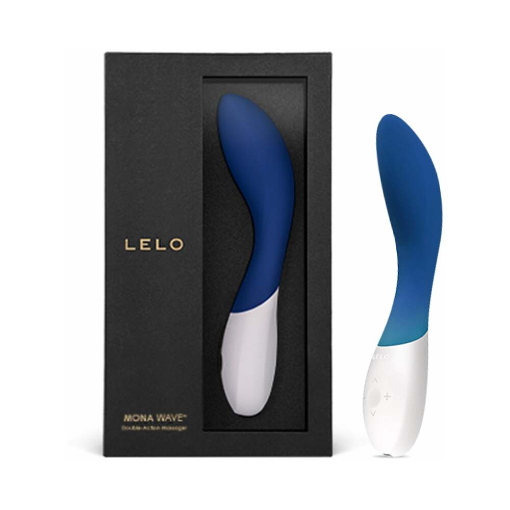 LELO MONA Wave Rechargeable G-Spot Vibrator Midnight Blue - Fantasies Boutique