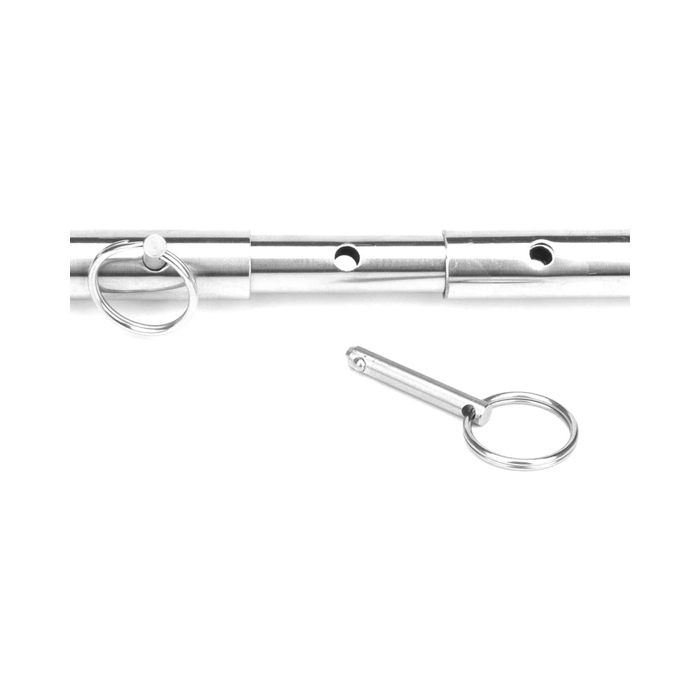 Lux Fetish Expandable Spreader Bar Set with Detachable Leatherette Cuffs - Fantasies Boutique