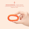 b-Vibe Snug Ring 40mm Snug Fit Silicone C-Ring Orange