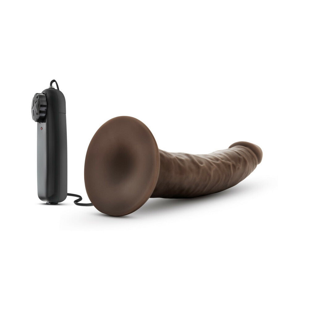 Dr. Skin Dr. Dave Realistic 7 in. Vibrating Dildo Brown - Fantasies Boutique