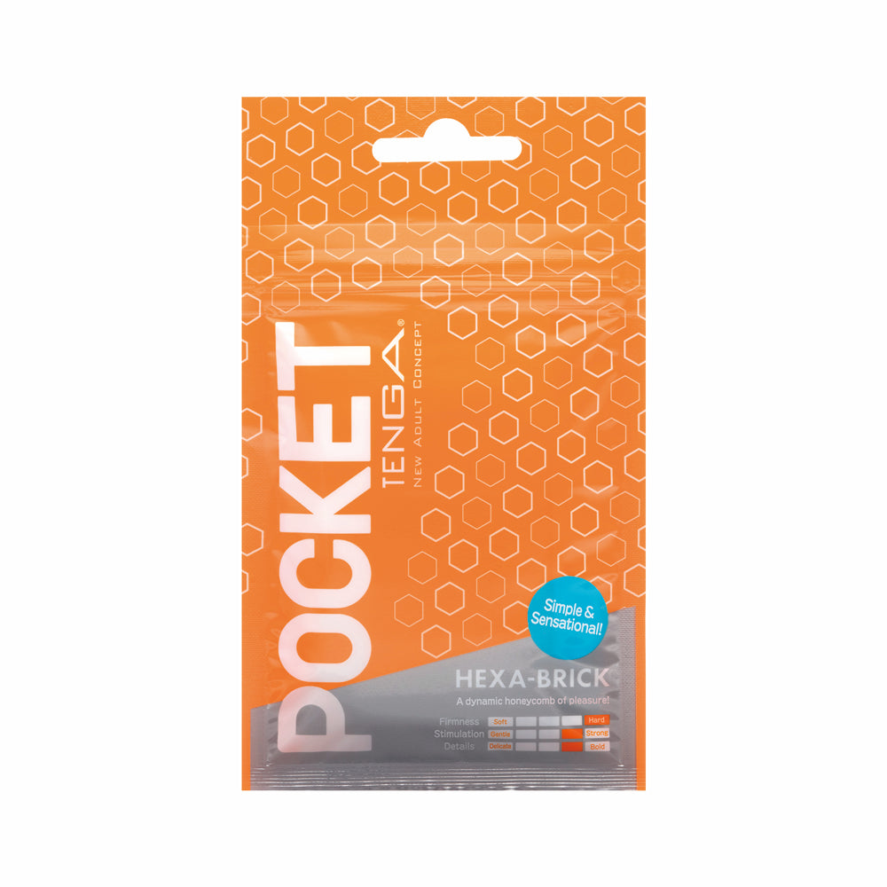 Tenga Pocket Masturbator Sleeve Hexa Brick - Fantasies Boutique