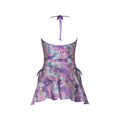 Magic Silk Wisteria Mist Halter Babydoll & G-Set Floral S/M