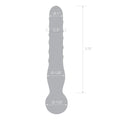 Glas 8 in. Joystick Clear Glass Dildo