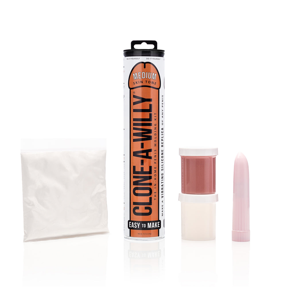 Clone-A-Willy DIY Vibrating Dildo Kit Medium Skin Tone - Fantasies Boutique