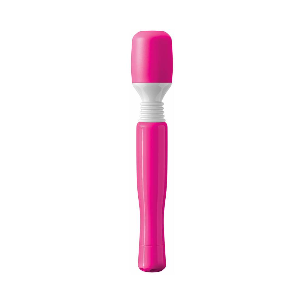 Pipedream Mini Wanachi Waterproof Massager Flexible Silicone Wand Vibrator Pink - Fantasies Boutique