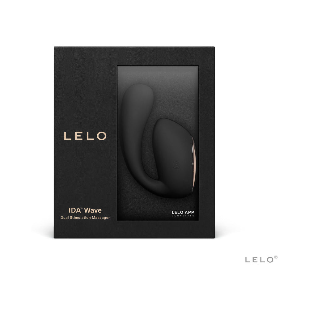 LELO IDA Wave Rechargeable Dual Stimulator Black - Fantasies Boutique