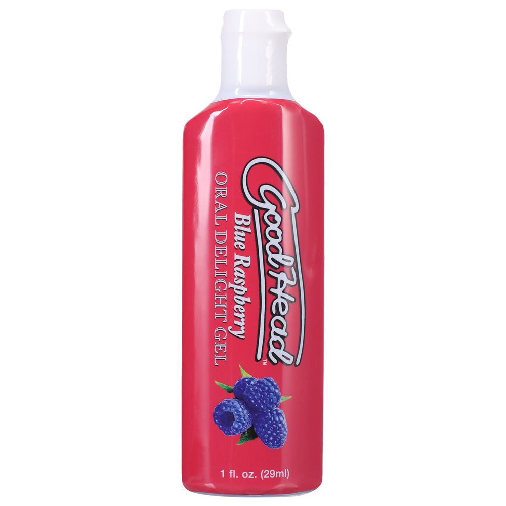 GoodHead Oral Delight Gel Blue Raspberry 1 oz. - Fantasies Boutique