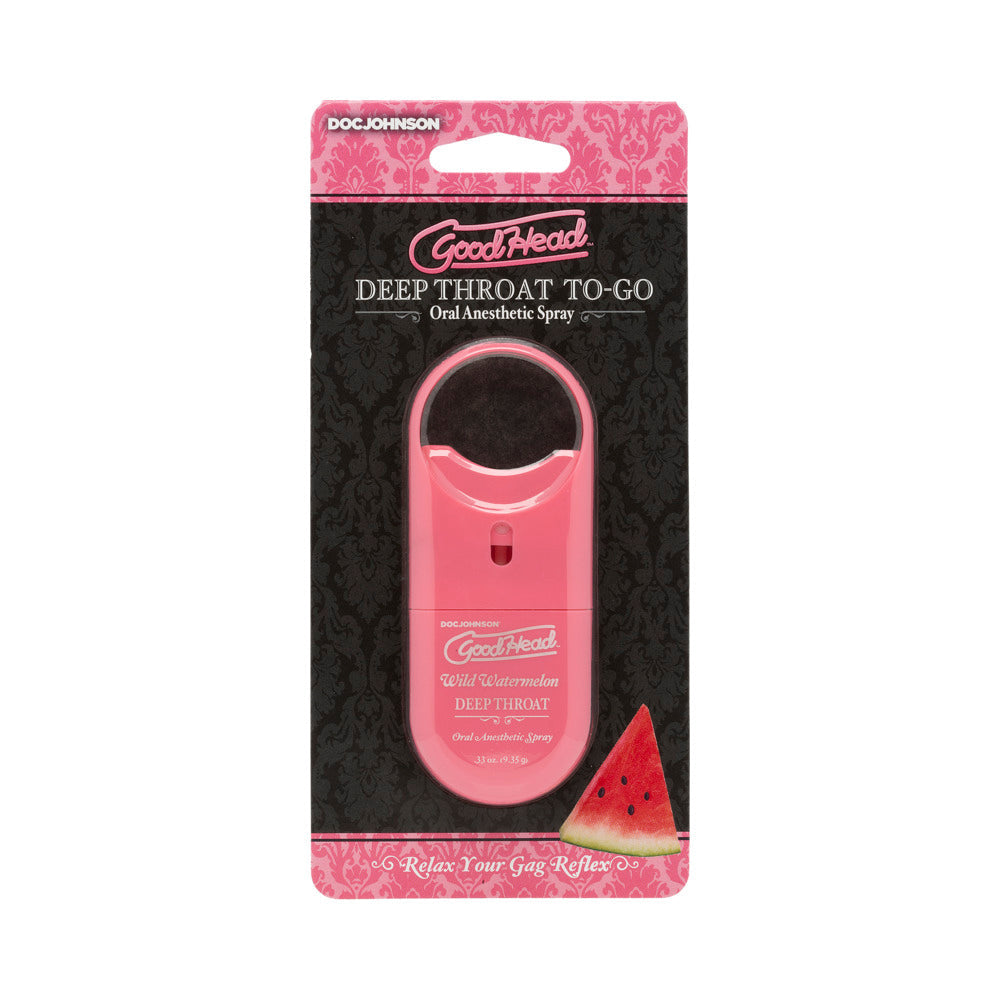 GoodHead Deep Throat Spray To-Go Wild Watermelon .33 oz. - Fantasies Boutique