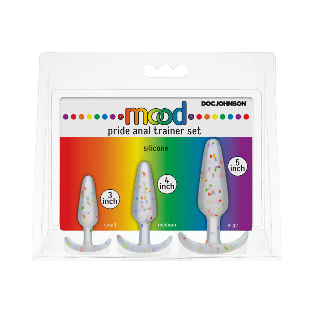 Mood Pride Anal Plug Training Set 3-Piece - Fantasies Boutique