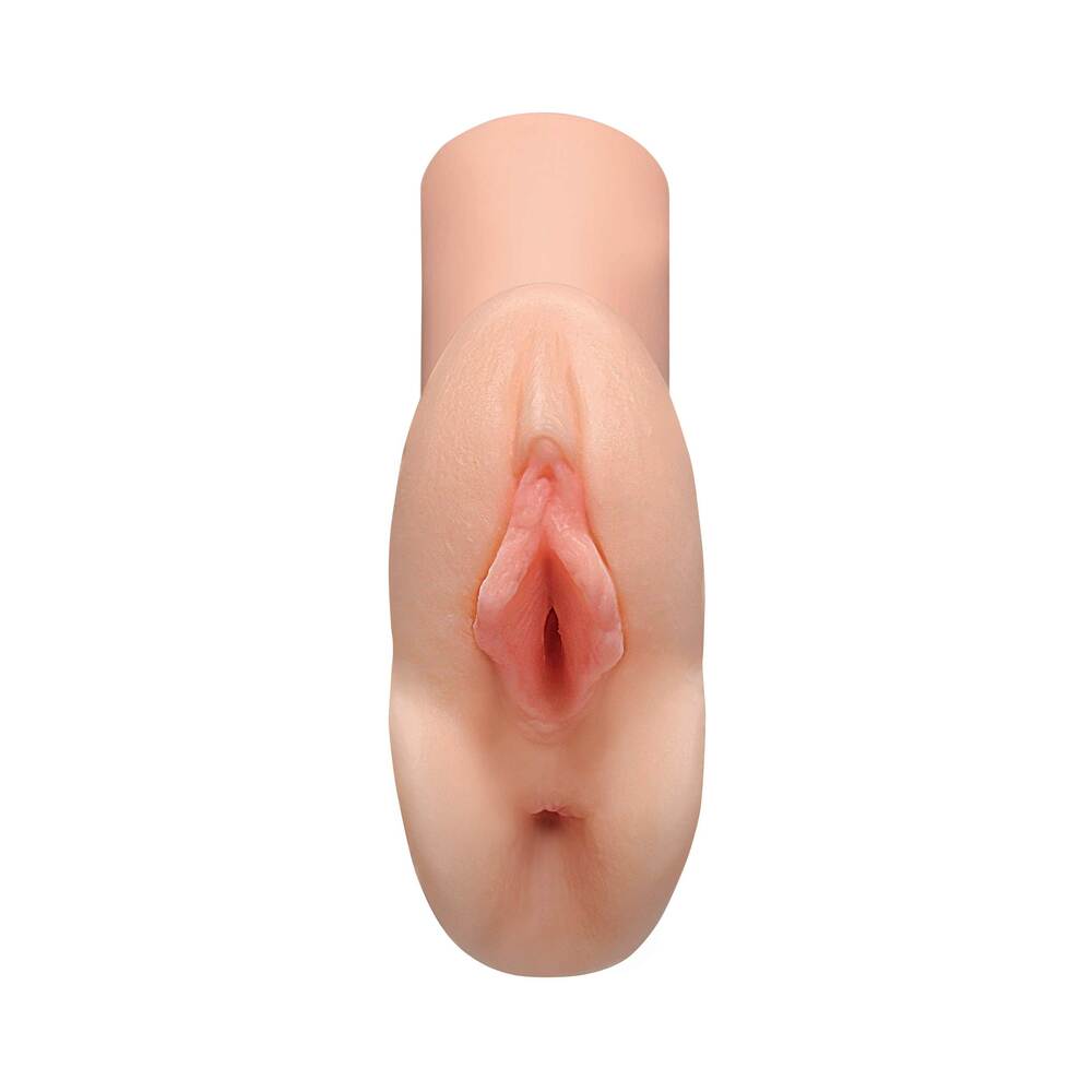PDX Plus Perfect Pussy Double Stroker Beige - Fantasies Boutique