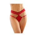 Ren Microfiber Panty With Double-Strap Waistband Red L/XL - Fantasies Boutique