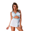 Magic Silk Dress Up School Spirit Costume White S/M - Fantasies Boutique