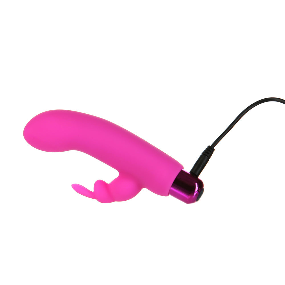 Powerbullet Alice's Bunny Rechargeable Bullet Vibrator with Silicone Rabbit Sleeve Pink - Fantasies Boutique