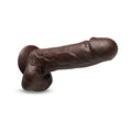Blush Loverboy The Movie Star Realistic 8 in. Dildo with Balls & Suction Cup Brown - Fantasies Boutique