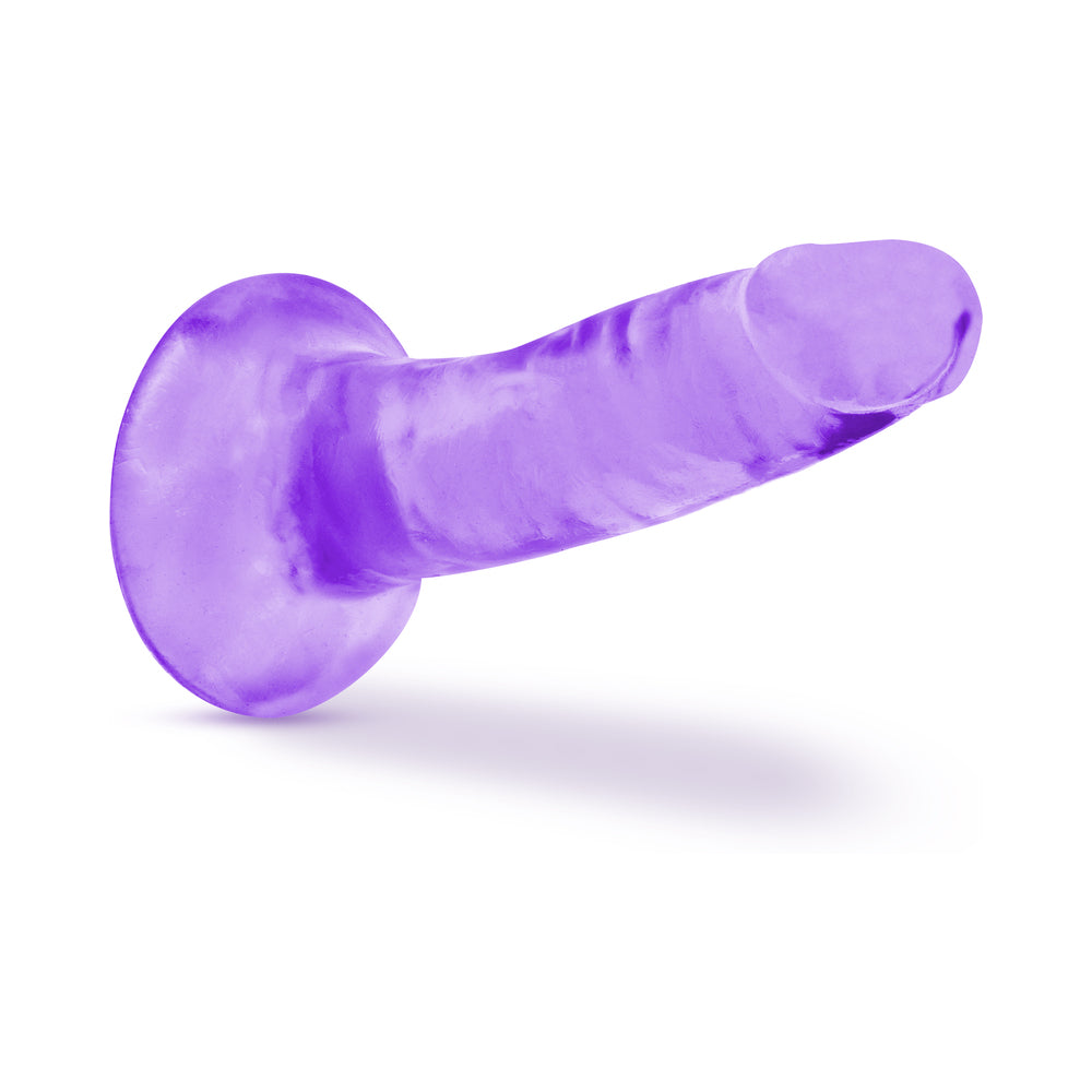 B Yours Plus Hard n' Happy 5 in. Dildo Purple