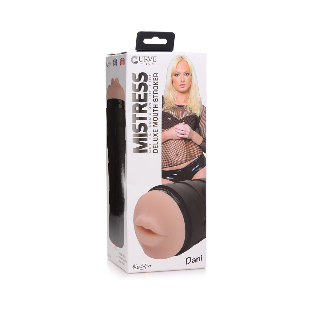 Curve Toys Mistress Dani Deluxe Mouth Stroker Light - Fantasies Boutique