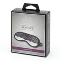 Fifty Shades of Grey Play Nice Satin Blindfold With Lace Trim Gray - Fantasies Boutique