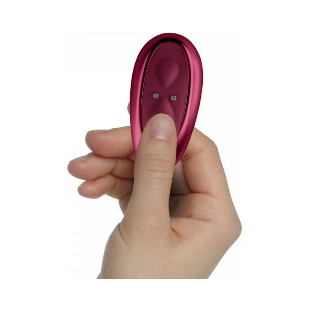 Rocks-Off Ruby Glow Rosa Saddle Vibrator - Fantasies Boutique