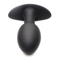 Curve Toys Rooster Rumbler Vibrating Silicone Anal Plug Large Black - Fantasies Boutique