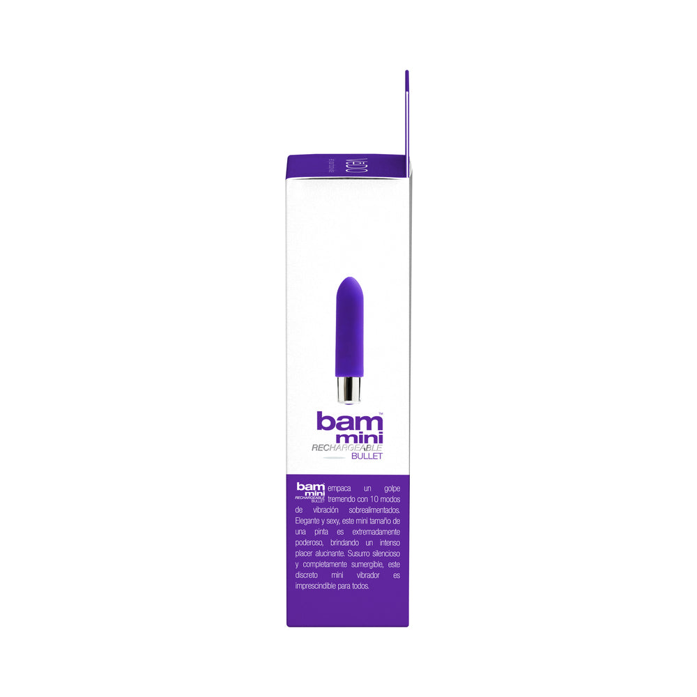 VeDO Bam Mini Rechargeable Bullet Vibe - Indigo