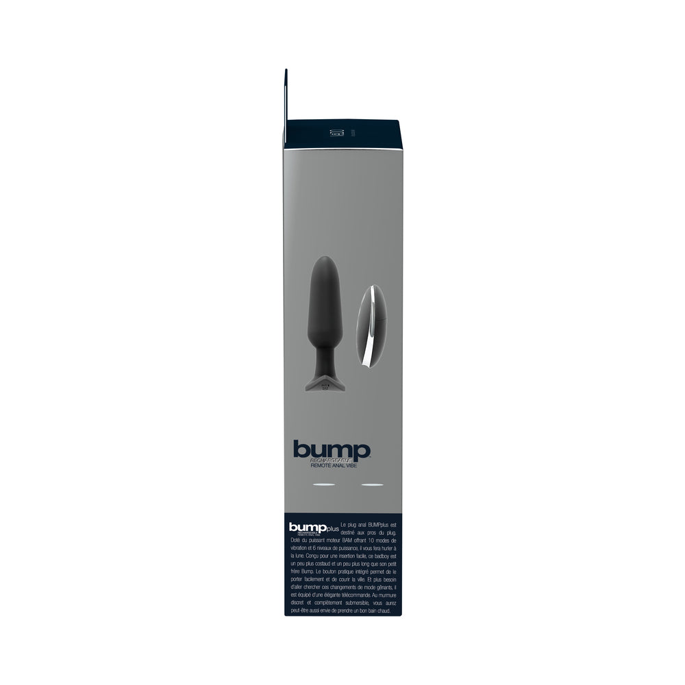Bump Plus Rechargeable Remote Control Anal Vibe Black - Fantasies Boutique